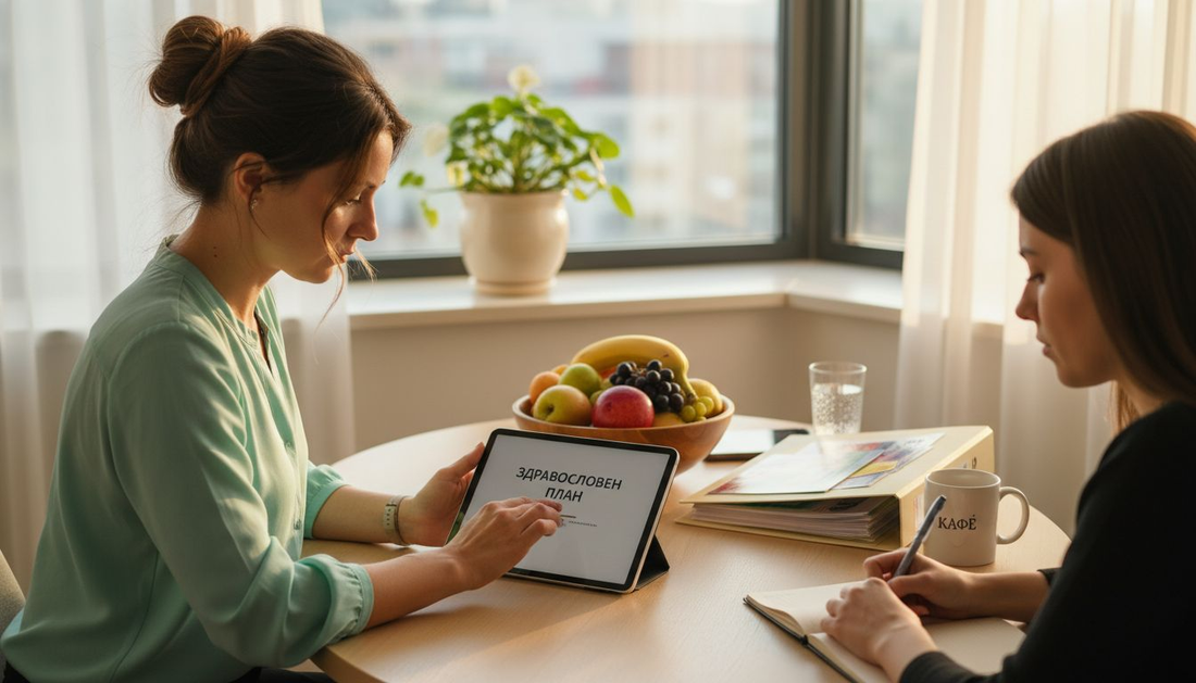 Консултация с диетолог, специализиран в женското здраве