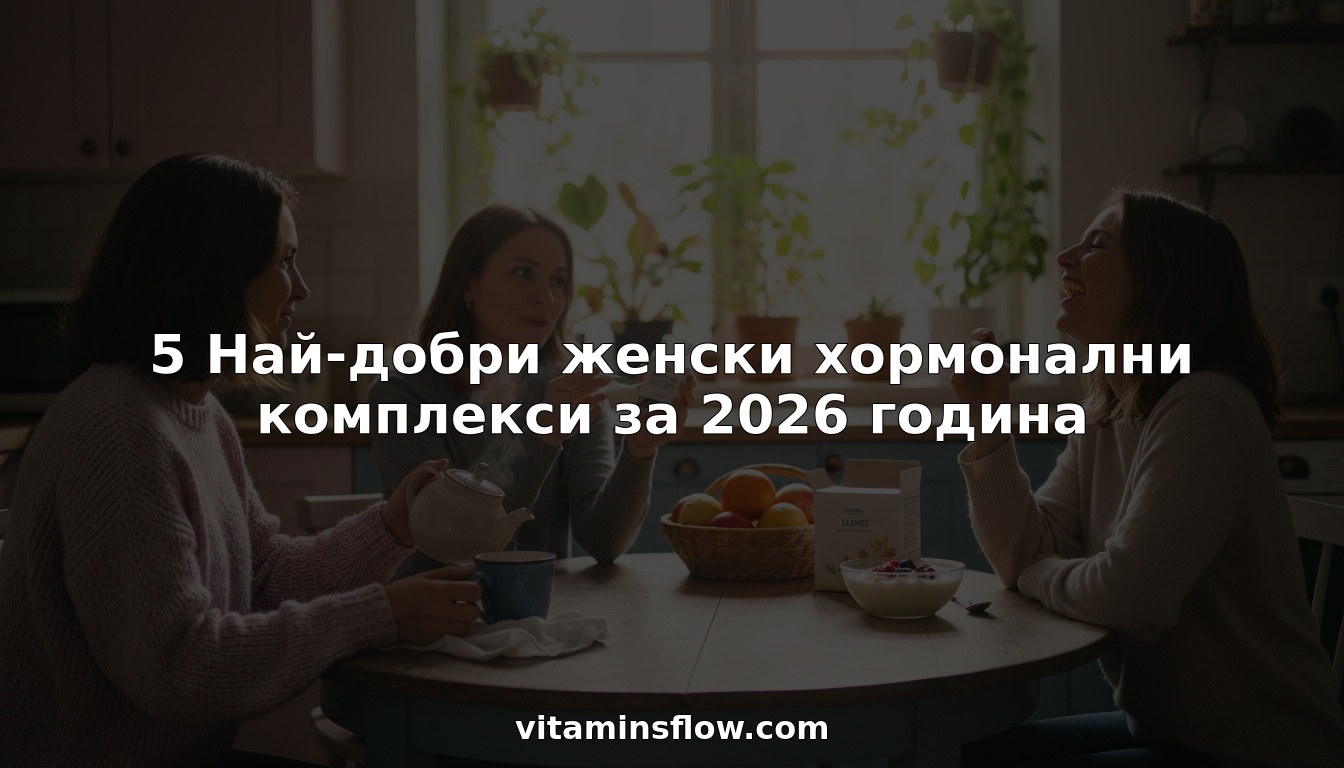 Няколко жени се събират на чаша чай в уютната кухня и обсъждат различни хранителни добавки за здраве и тонус.