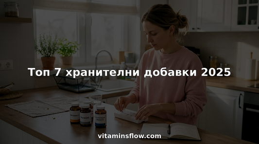 Жена подрежда добавките си на кухненския плот, подготвяйки ги за деня.