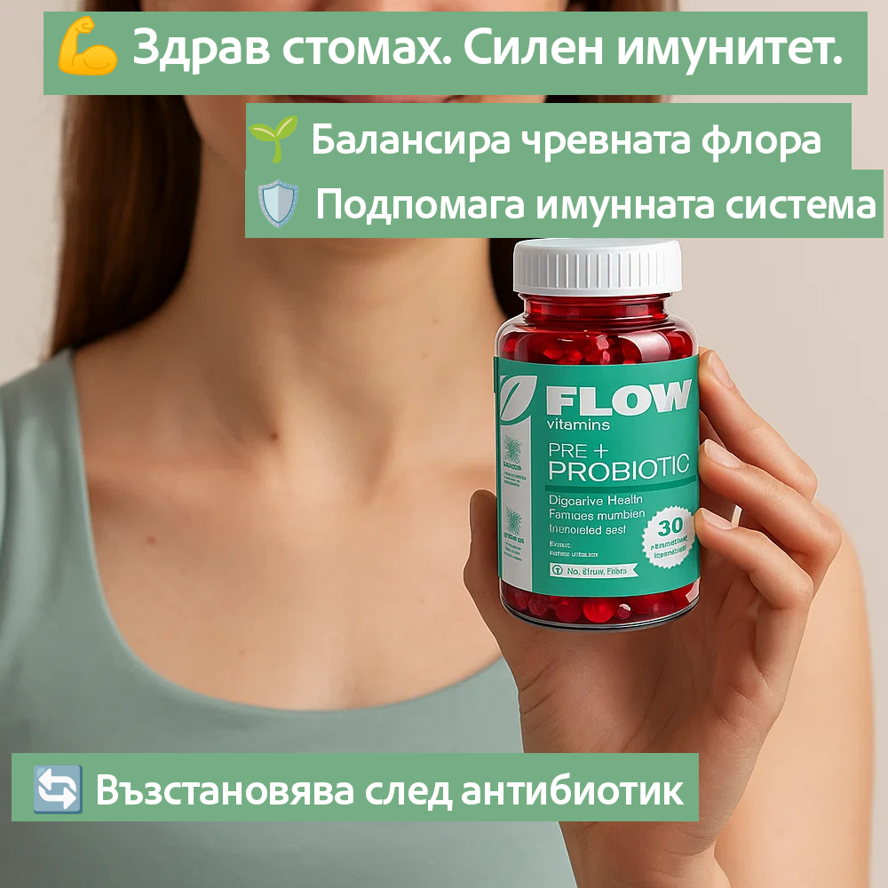 Flow Pre+Probiotic – Баланс отвътре, увереност отвън
