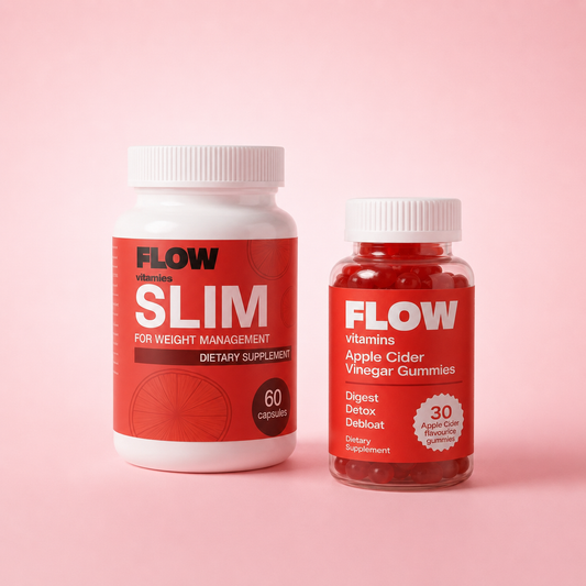 Flow Metabolic Duo – пакет Slim капсули и ябълков оцет мечета